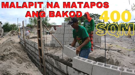 design ng bakod|paano gumawa ng bakod / pag asinta ng hollowblock (running.